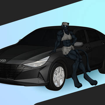 Selene and her car