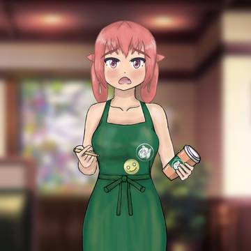 母乳とアイスラテ?