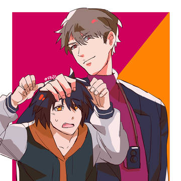 ⑩と①