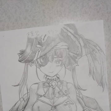 宝鐘マリン船長描いてみた