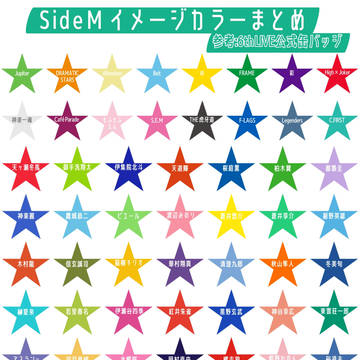 SideMユニットカラー・個人カラーまとめ