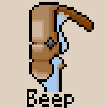 【ドット絵練習】ビープ君【Kenshi】