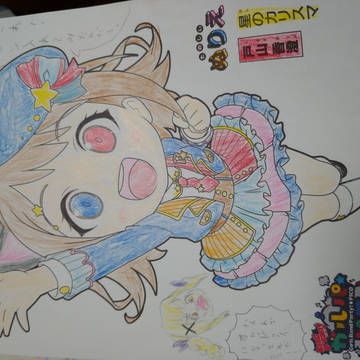 ガルパピコ大盛り 塗り絵
