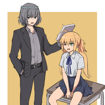 オベロン先生とキャスターちゃん