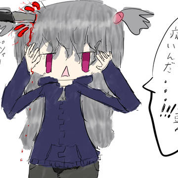 頭痛になったときの絵