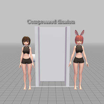 Compressed illusion