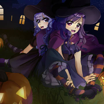 怖いハロウィーンの夜