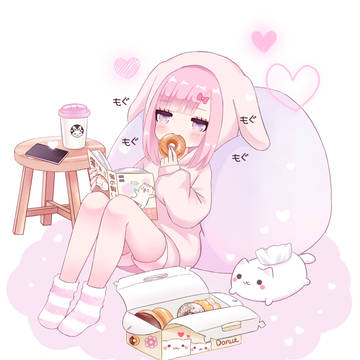 ラクガキ本音猫