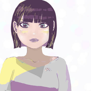 じっと見てる