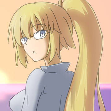 ジャンヌお姉ちゃんと夕暮れ