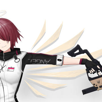 Angel with a (submachine)gun
