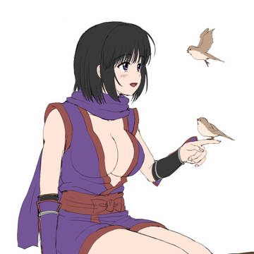くノ一蛍ちゃんの心休まるひと時