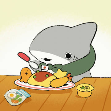 子ザメとおこさまランチ
