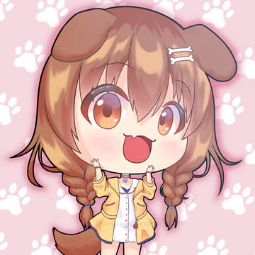 Inugami Korone Chibi Fanart
