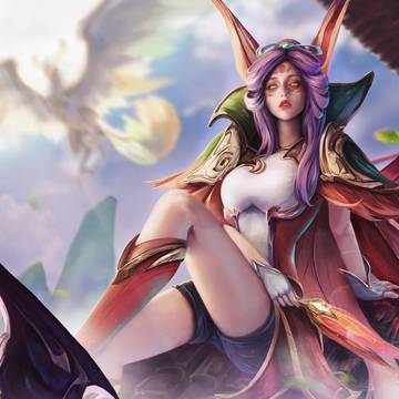 英雄联盟神凰行者逆羽霞Xayah