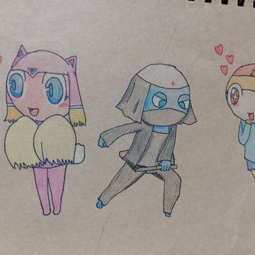 退屈だから描いたんだよ。