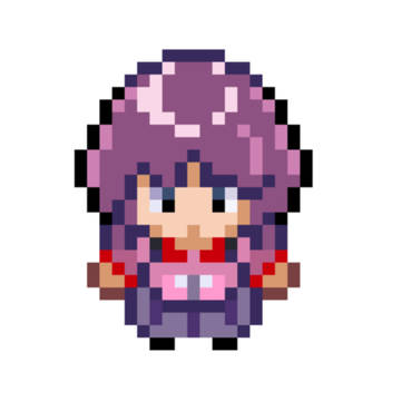 戦場ヶ原ひたぎ（ポケモンドット絵風）