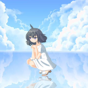 白塩の大地にて