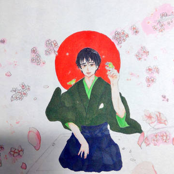 花と鳥と戯れ…