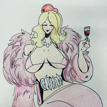 Fancy monster woman