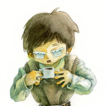 秋服とコーヒー