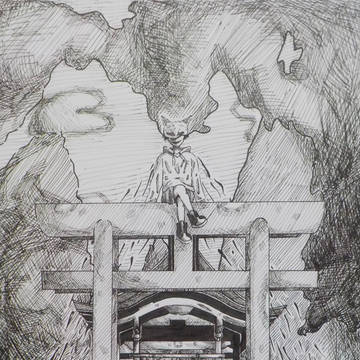 神社の子