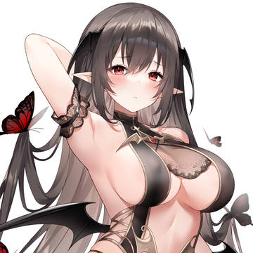黒ハーフエロフ