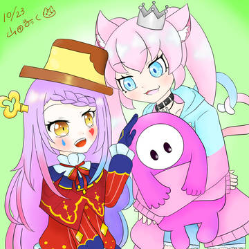 個人Vtuberさん FA ごまぷりんちゃん＆神泉雫さん