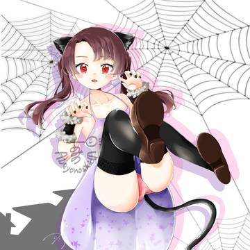 黒猫つむぎ