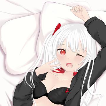 朝のあくび