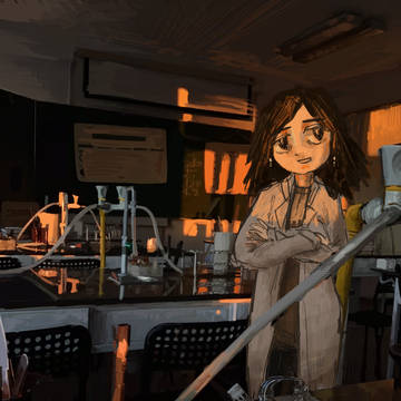 Evening microbiological lab