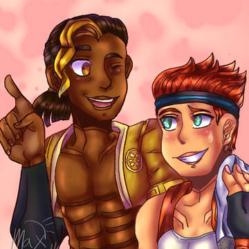 Chatting - M!Trainee x Abdonis