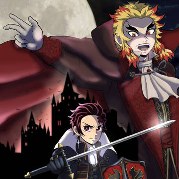 ハロウィンイラスト鬼滅の刃