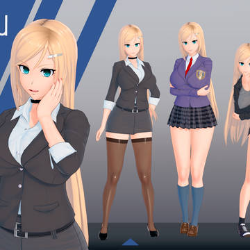【キャラ配布】柳生トワコ（陰陽騎士トワコ）