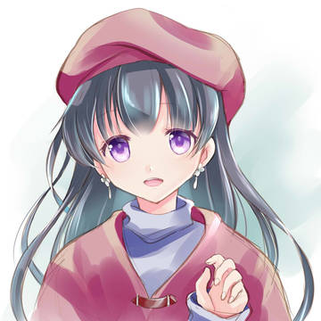 ベレー帽のおんなのこ