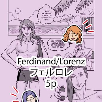 Ferdirenz on the beach