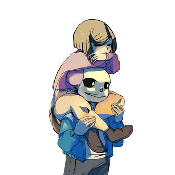 Sans and Frisk