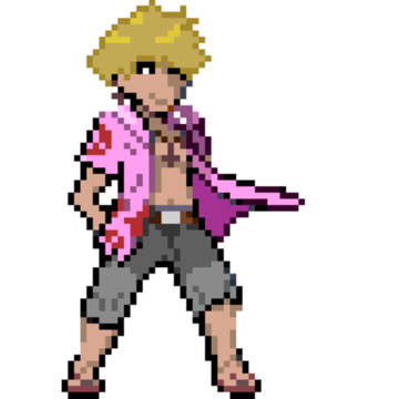 忍野メメ（ポケモンドット絵風）