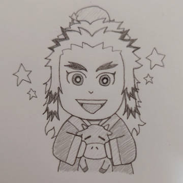 煉獄さんアナログ絵詰め合わせ④