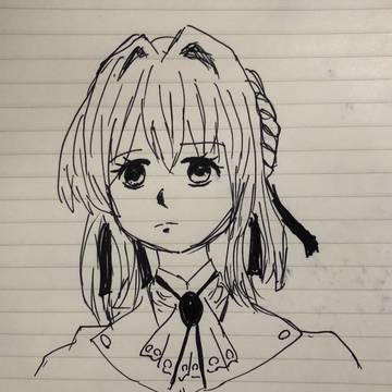 初描きヴァイオレット