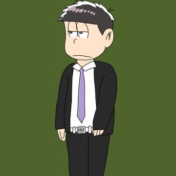 松野一松　スーツコーデ・マフィア