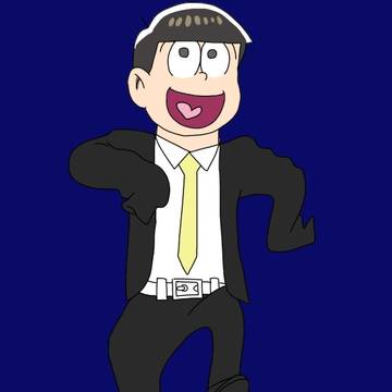 松野十四松　スーツコーデ・マフィア