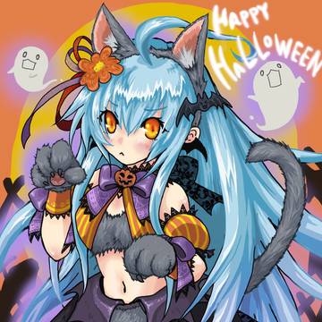 ハロウィンロックブーケ