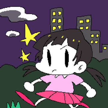 ドットの女の子