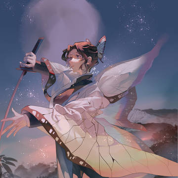 月下蝶