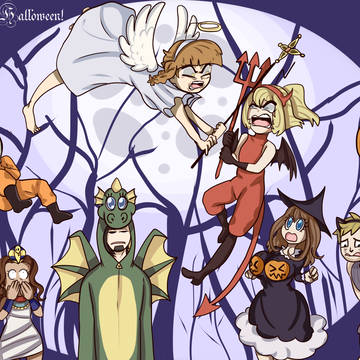 Happy youjo senki Halloween