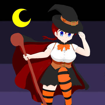 女らんまハロウィンコスプレ
