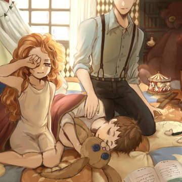 双子の朝
