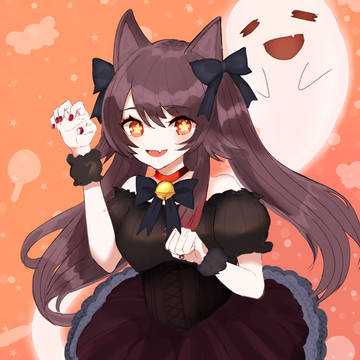 黒猫フータオ