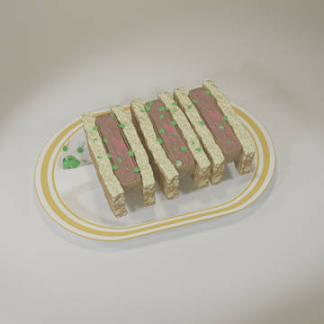 #3 3d modeling of ffxv food
